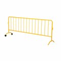 Vestil Crowd Control Interlocking Barrier PRAIL-102-Y-W